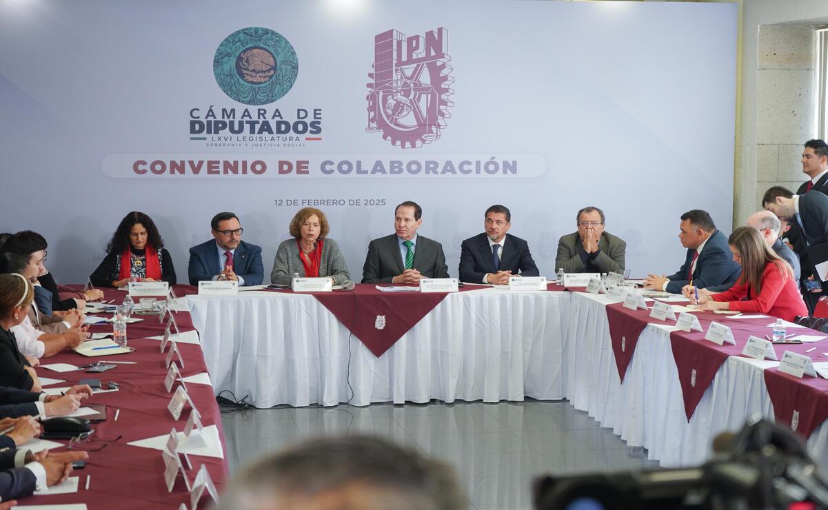 Firman convenio Legislatura mexiquense e IPN / Foto Especial